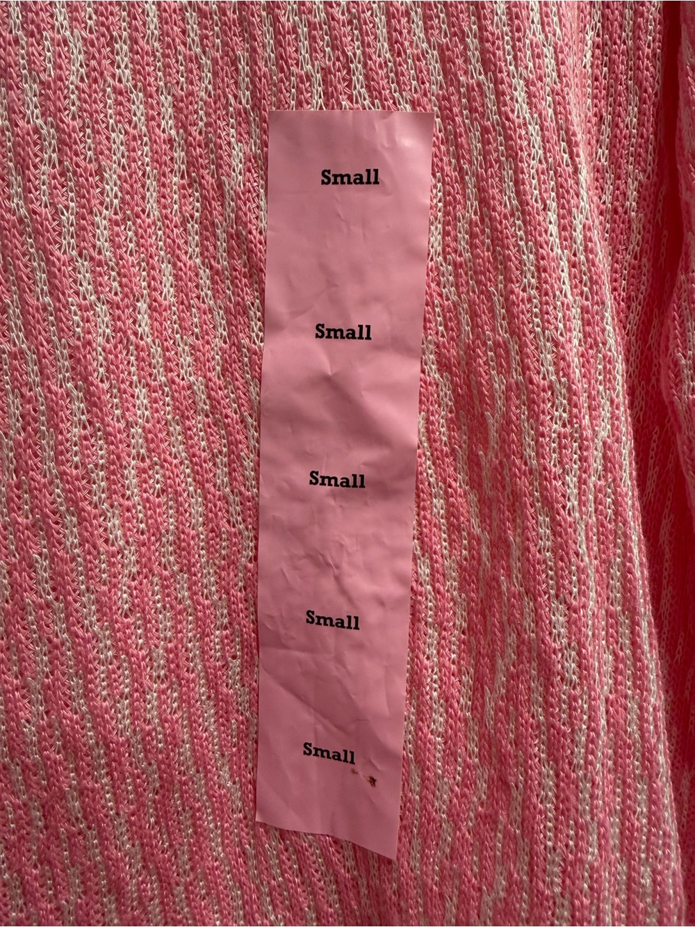 Women’s Pink Long-Sleeve Textured Knit Top - Picture 6 of 7